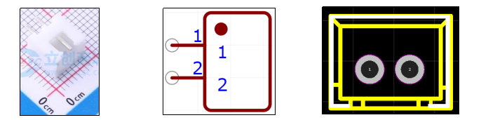 插针实物图:展示1*2P插针