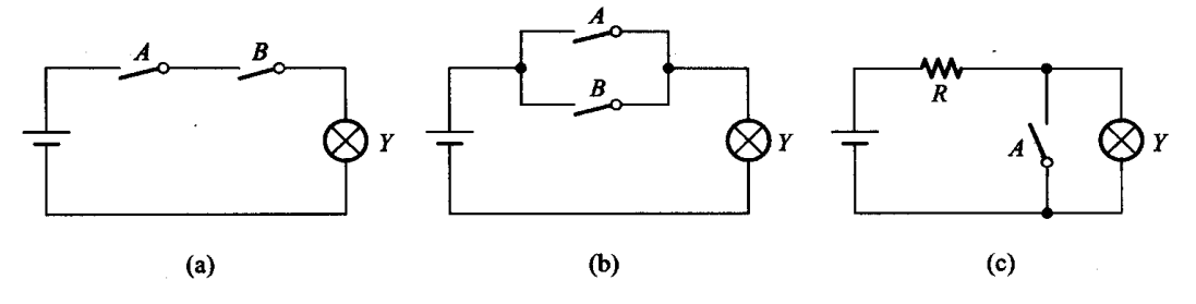 与或非电路图示