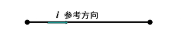 电流参考方向表示法一:用箭头表示电流参考方向