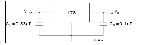 7805典型应用电路:展示7805稳压芯片的典型应用电路