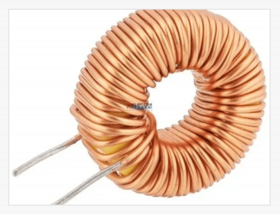 电感器结构示意图:展示电感器的基本结构