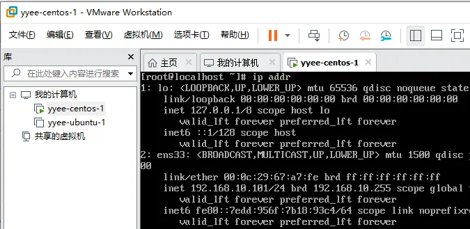 NAT模式的Ubuntu虚拟机IP